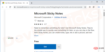 Re-install-Sticky-Notes-app-from-Microsoft-Store