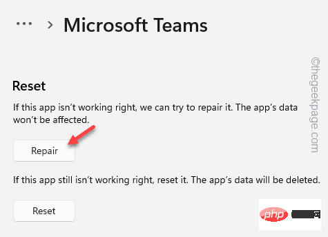 Microsoft Teams screen display turns blue or gray, access file repair