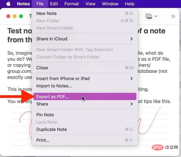 How to create a local backup of your notes on Mac