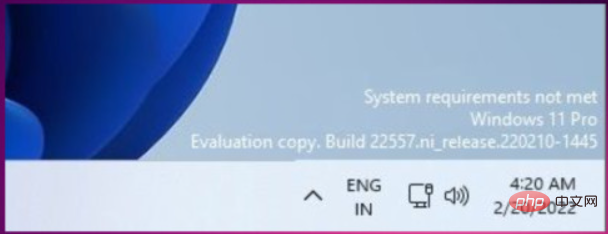 Windows 11 System requirements not met watermark? How to delete, operation tutorials and methods