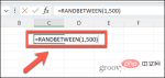 random-number-excel-randbetween