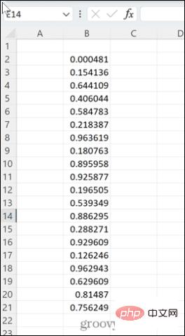 How to create a random number generator in Excel