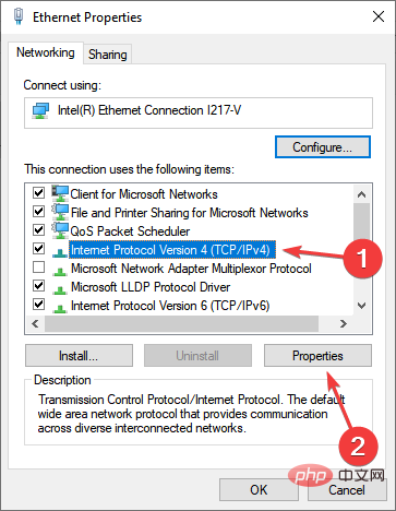 Betulkan: Ethernet tidak mempunyai konfigurasi IP yang sah dalam Windows 11