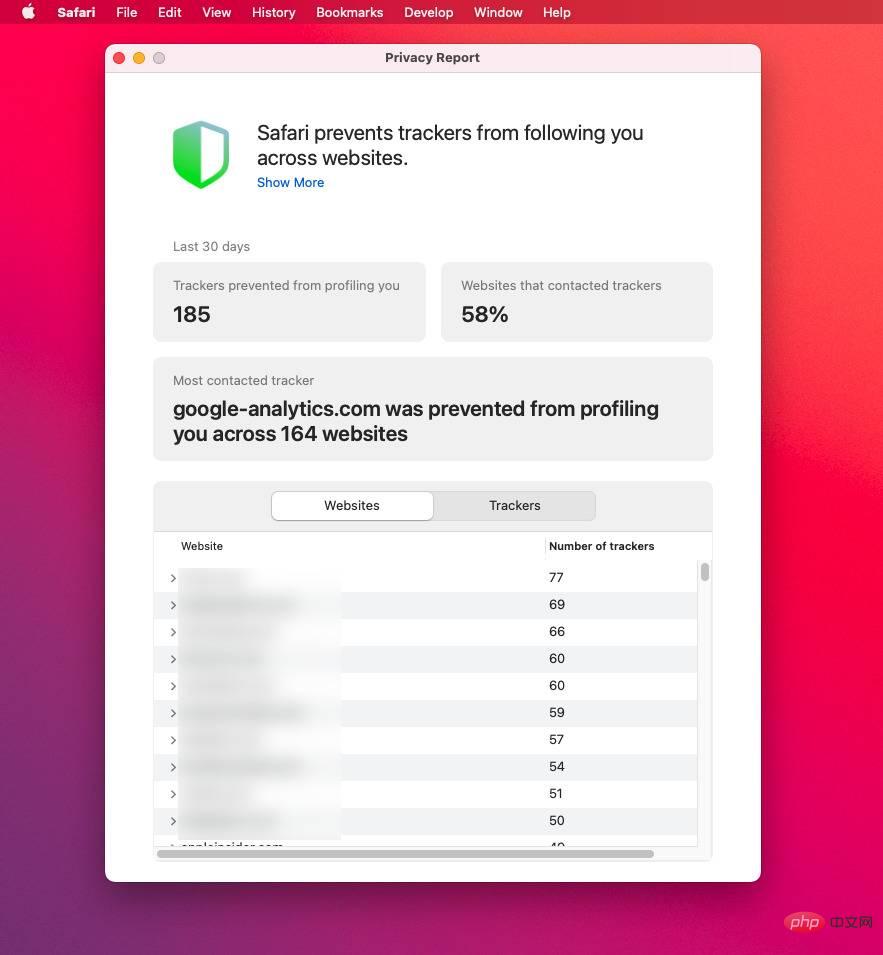 How to use Safaris Privacy Report in macOS Monterey