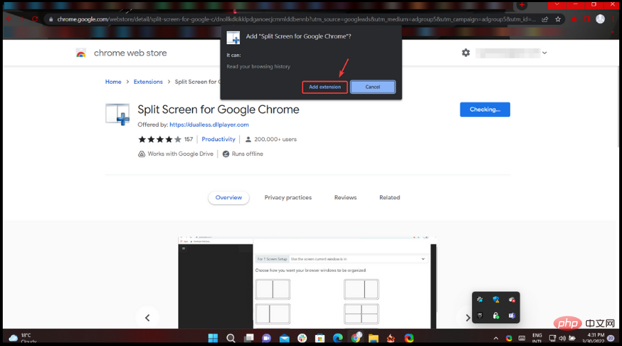 How to view multiple Chrome windows on the same screen