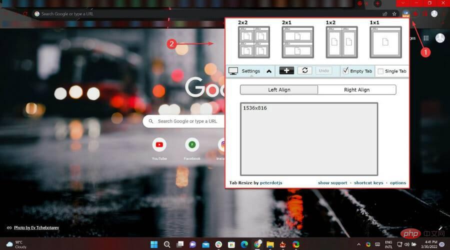 How to view multiple Chrome windows on the same screen