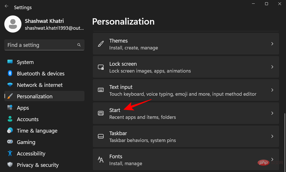 Bagaimana untuk menukar susun atur menu Mula dalam Windows 11