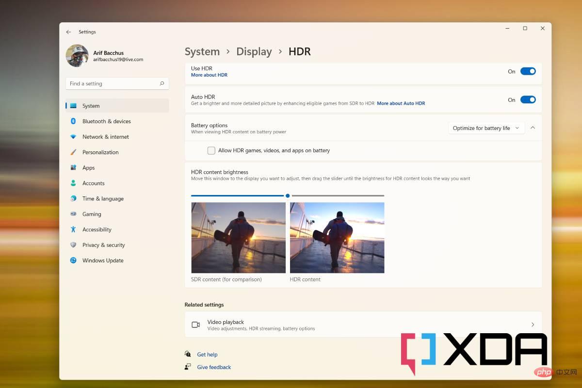 Cara menstrim video HDR pada Windows 11