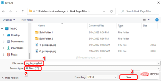 How to rename the extension of all files within a folder, including subfolders