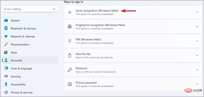 facial-recogniton-windows-11