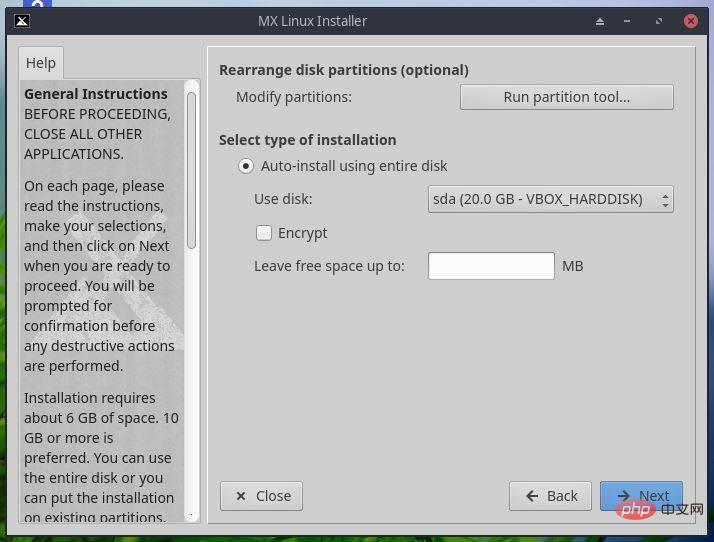 如何在 VirtualBox VM 上安裝 MX Linux