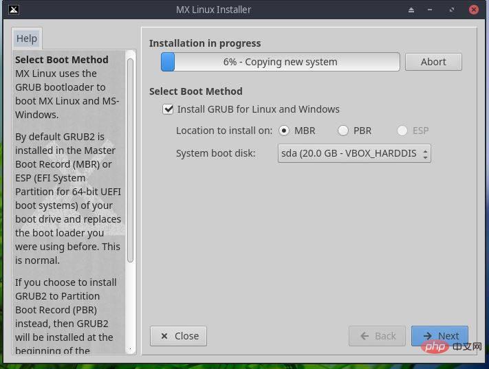 So installieren Sie MX Linux auf einer VirtualBox-VM