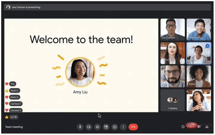 Google lance de nouvelles fonctionnalités pour Meet