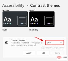Windows 11の修復で黒い画面のハイコントラストが表示される