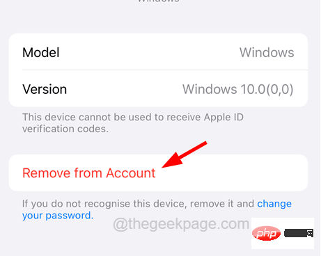 How to remove device from Apple ID on iPhone