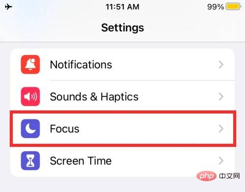 How to share focus status with everyone on iPhone