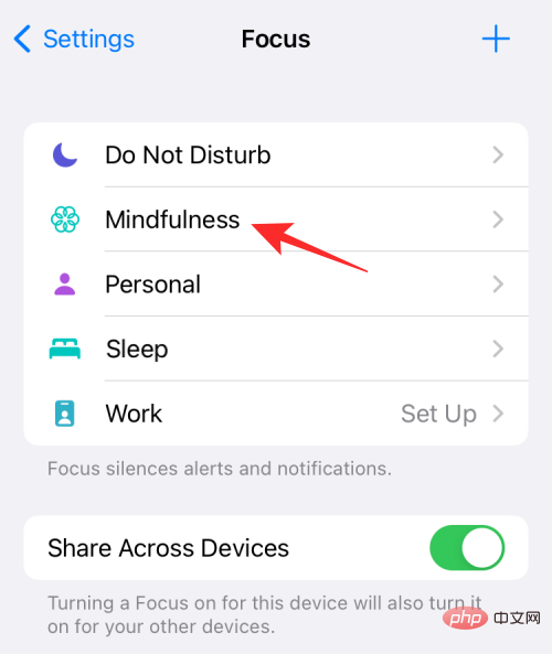 How to share focus status with everyone on iPhone