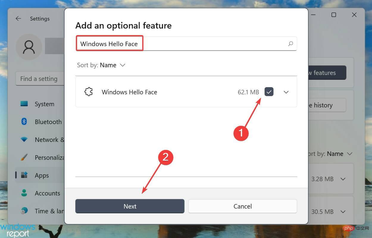 Cara memasang pemacu Hello Face untuk Windows 11