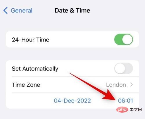 How to edit time on iPhone