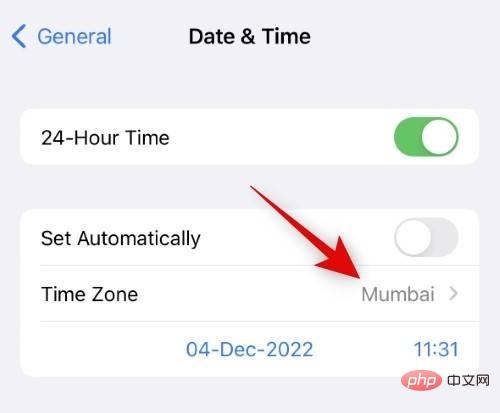 How to edit time on iPhone