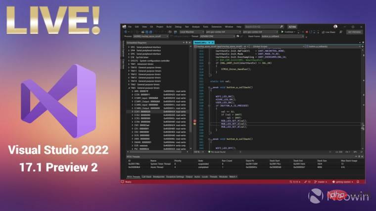 Visual Studio 2022 17.1 Preview 2 kommt jetzt mit Git-, C++- und .NET-Erweiterungen, offizielle Download-Adresse