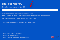 How to fix Bitlocker recovery key issues after restarting Windows 11