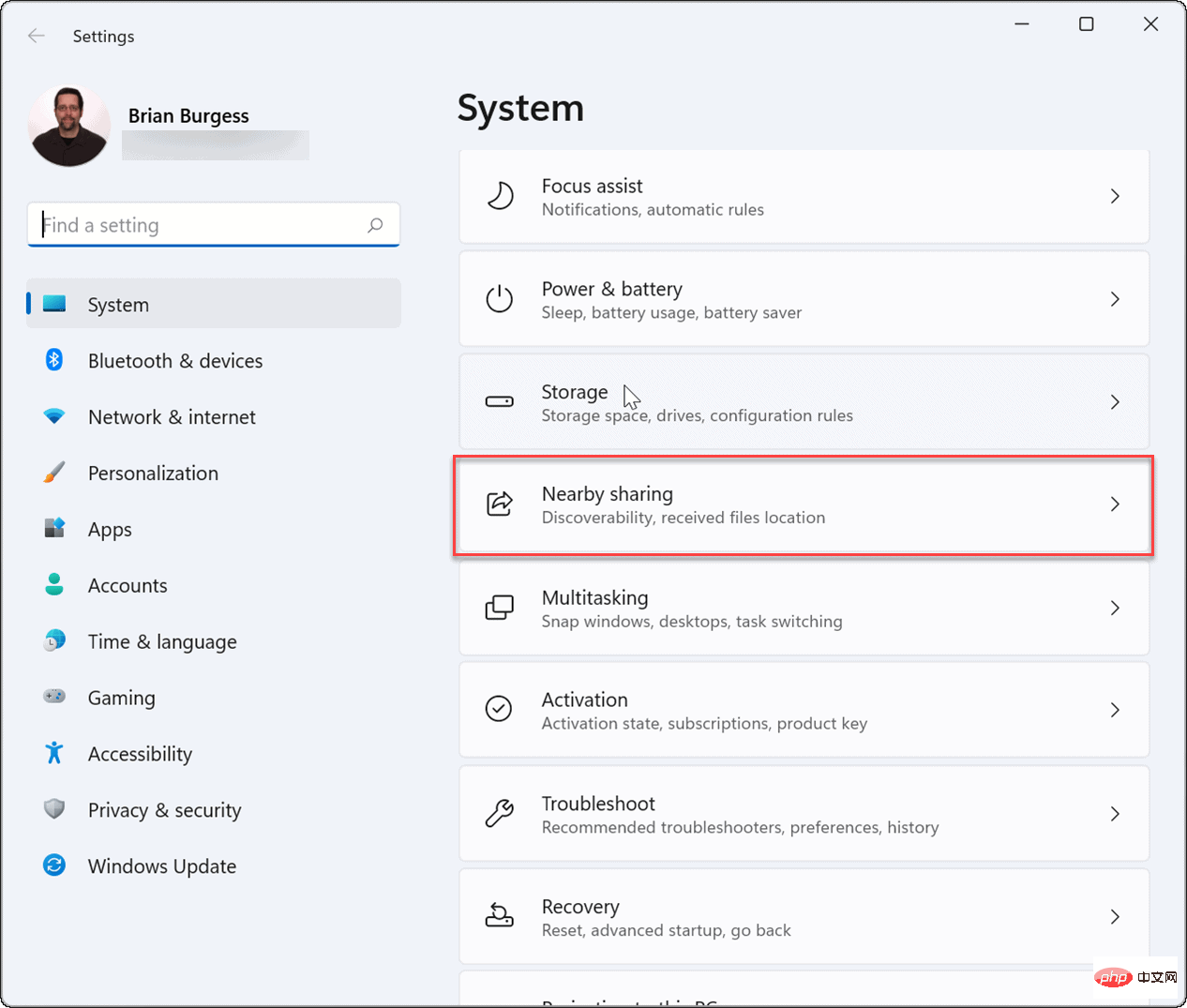 Comment utiliser le partage à proximité sur Windows 11