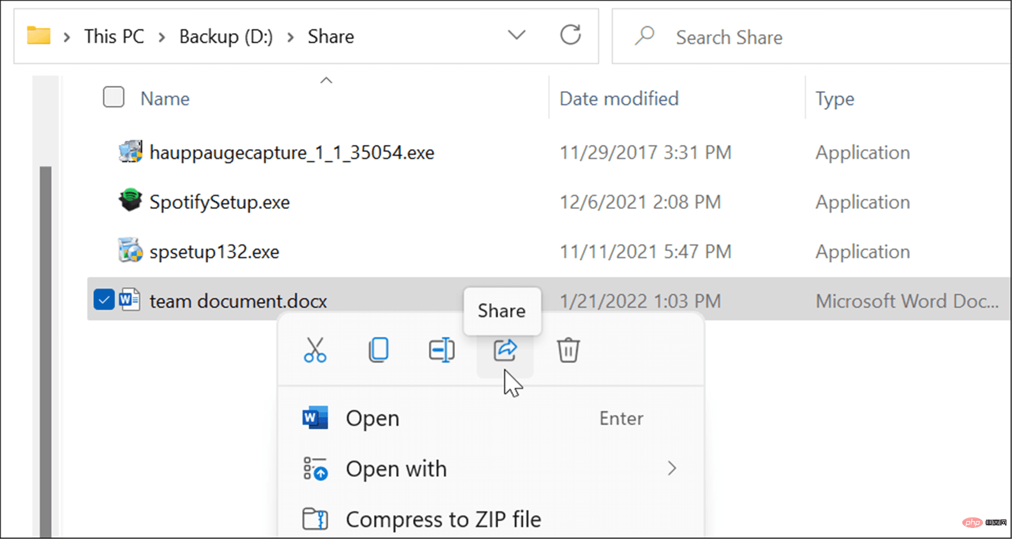 Comment utiliser le partage à proximité sur Windows 11