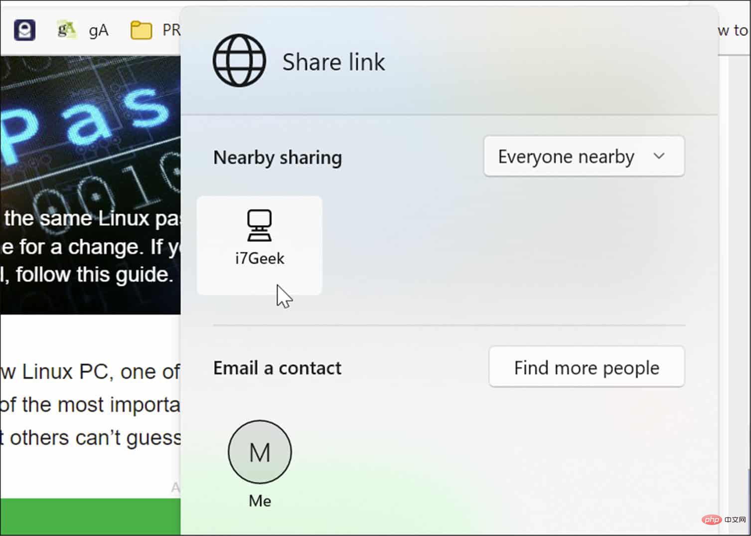 How to use Nearby Sharing on Windows 11