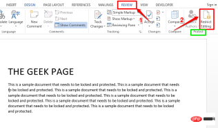 如何锁定 Microsoft Word 文档以防止编辑