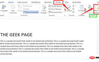How to lock a Microsoft Word document to prevent editing
