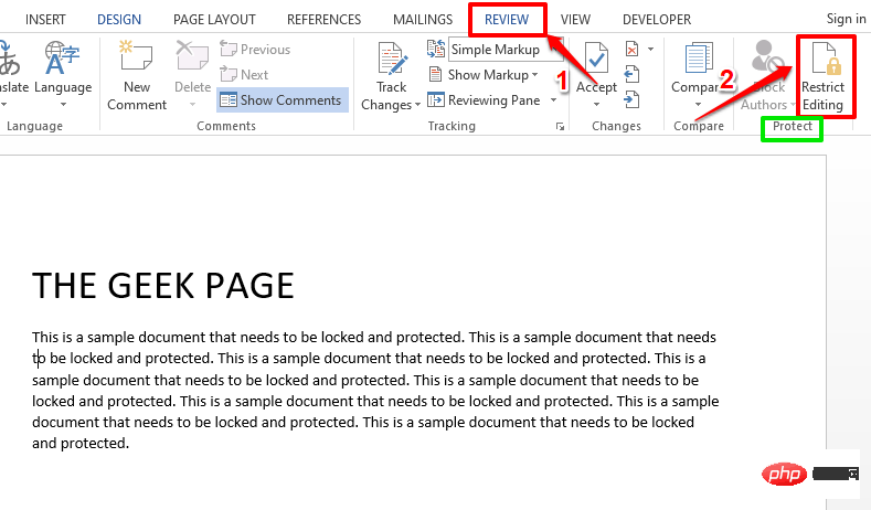 편집을 방지하기 위해 Microsoft Word 문서를 잠그는 방법