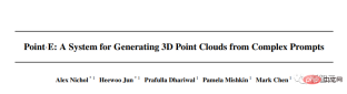 一颗GPU，秒出3D模型！OpenAI重磅新作：Point-E用文本即可生成三维点云模型