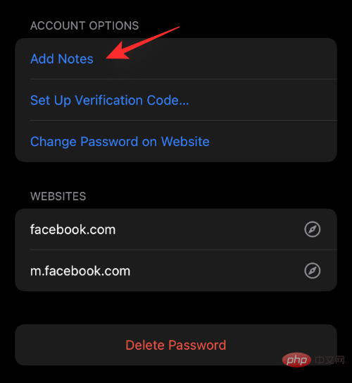 How to add notes to your saved passwords on iPhone