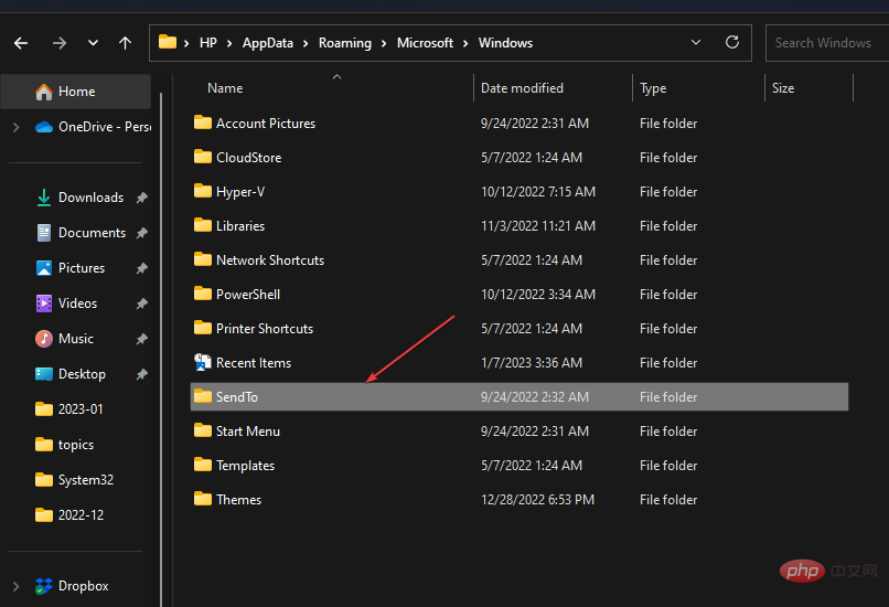 Send to missing compressed folder on Windows: simple fix