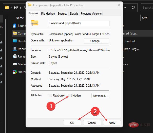 Send to missing compressed folder on Windows: simple fix