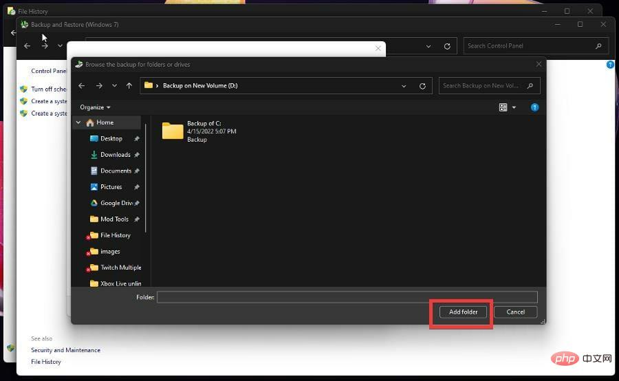 Restaurez les options de sauvegarde de Windows 11 en quelques étapes simples