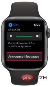 Comment utiliser Siri pour annoncer des messages sur Apple Watch