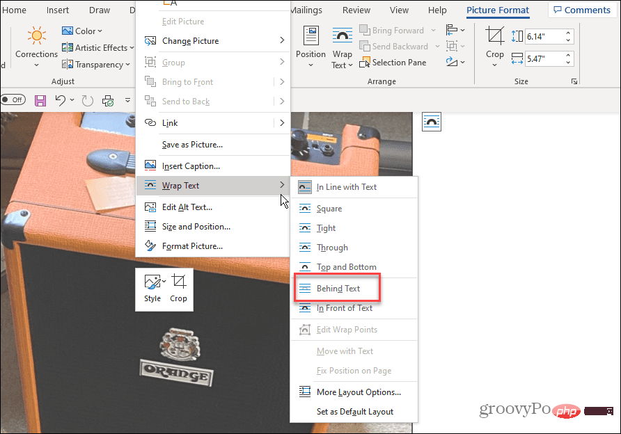 How to make an image transparent in Word