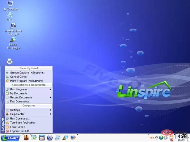 最初稱為 Lindows 的 Linux 作業系統隨 Linspire 12 Alpha 發布