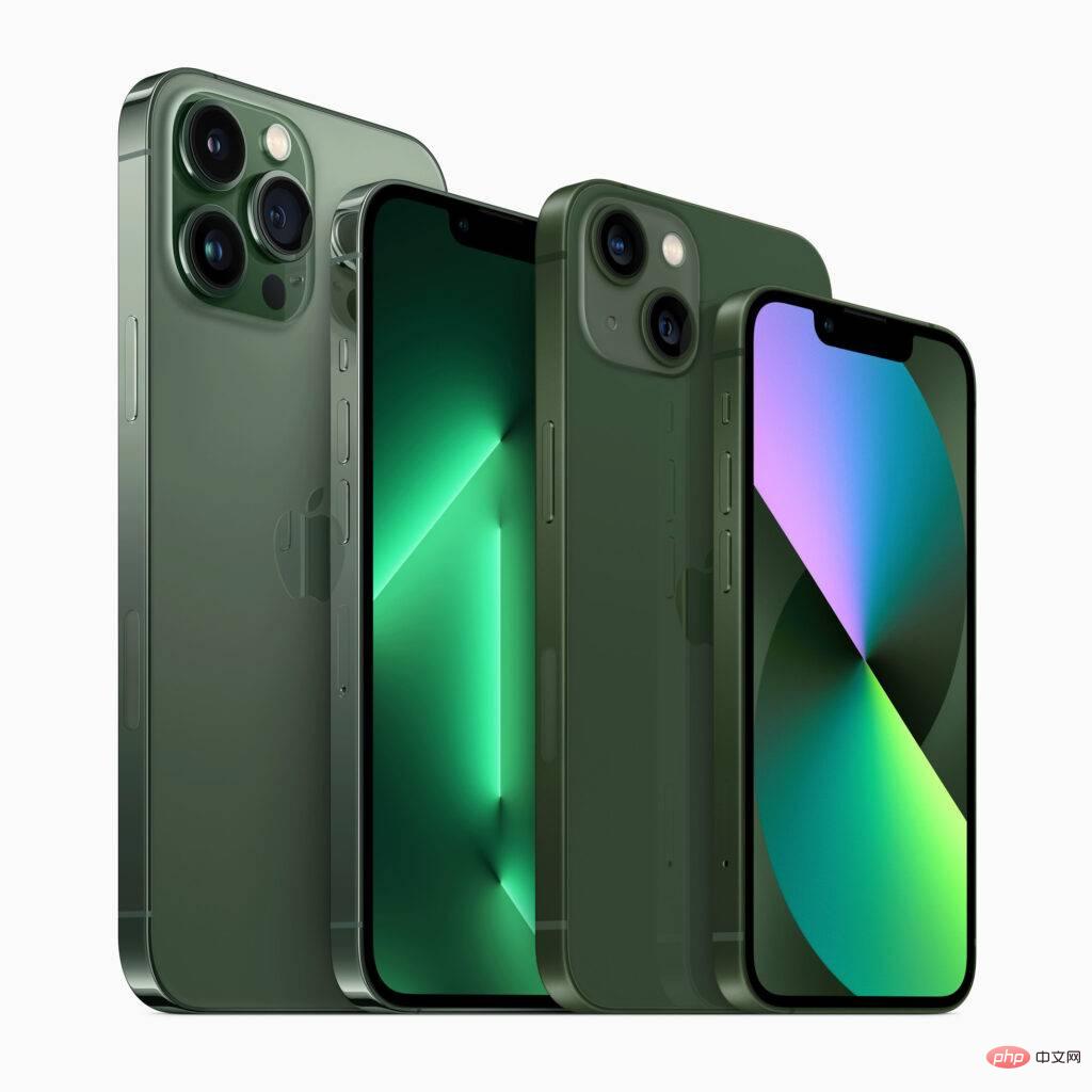 Apple、iPhone 13 Pro/iPhone 13のグリーンバージョンを発売