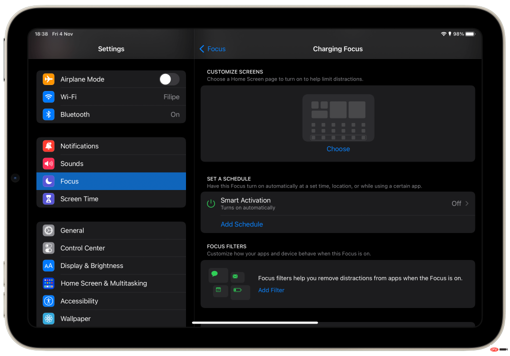 这是在 iPadOS 16 上使用 iPad 上新的焦点滤镜的方法