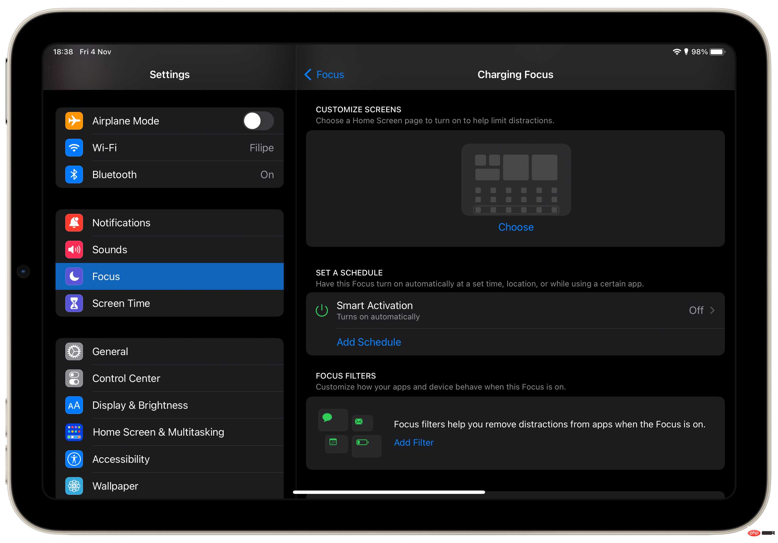 Voici comment utiliser le nouveau filtre de mise au point sur iPad sur iPadOS 16