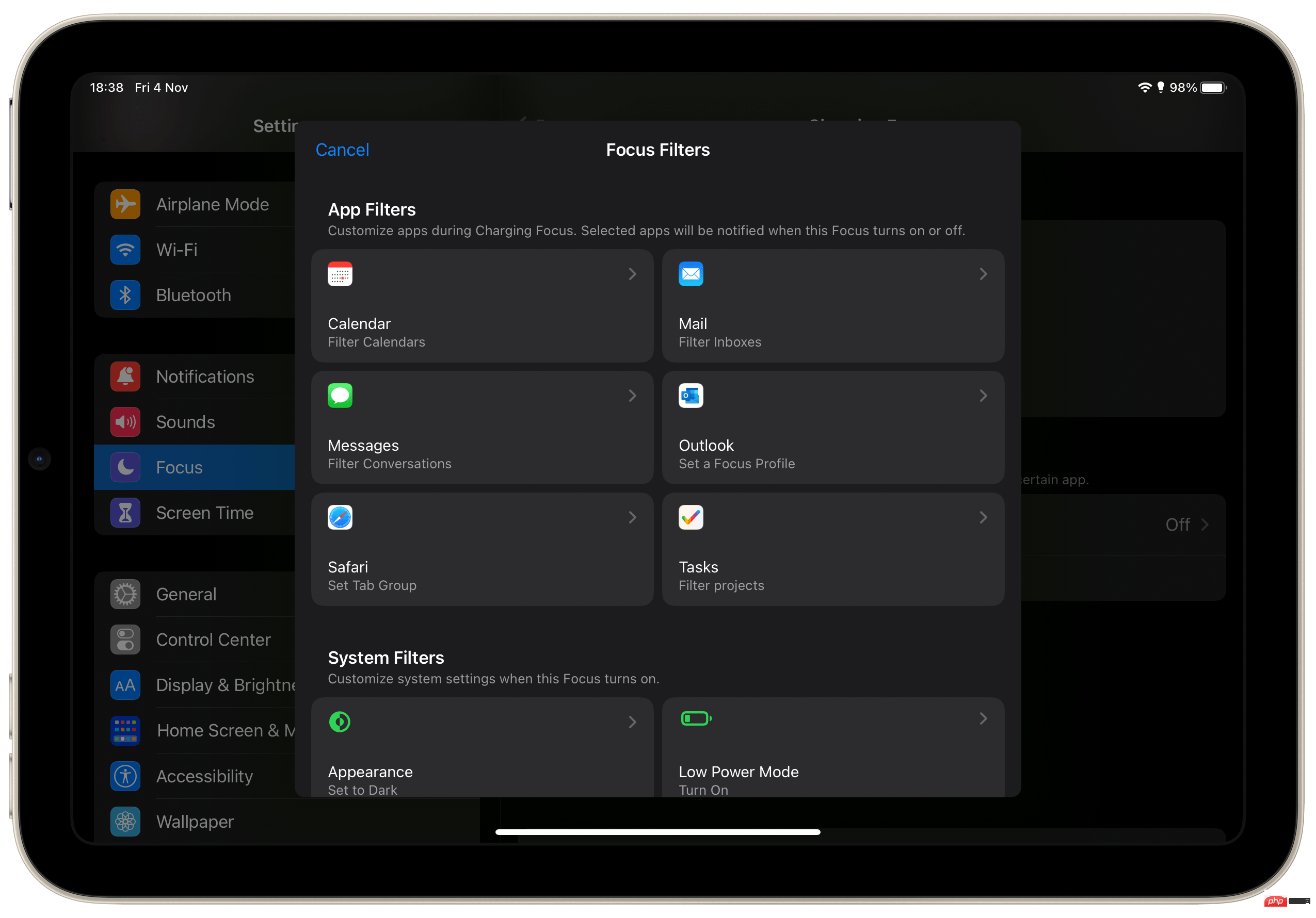 Voici comment utiliser le nouveau filtre de mise au point sur iPad sur iPadOS 16