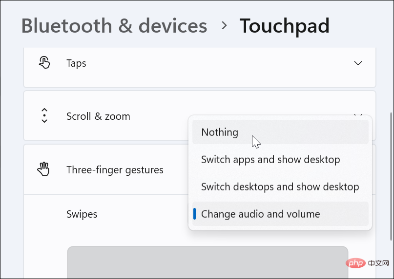 How to customize touchpad gestures on Windows 11