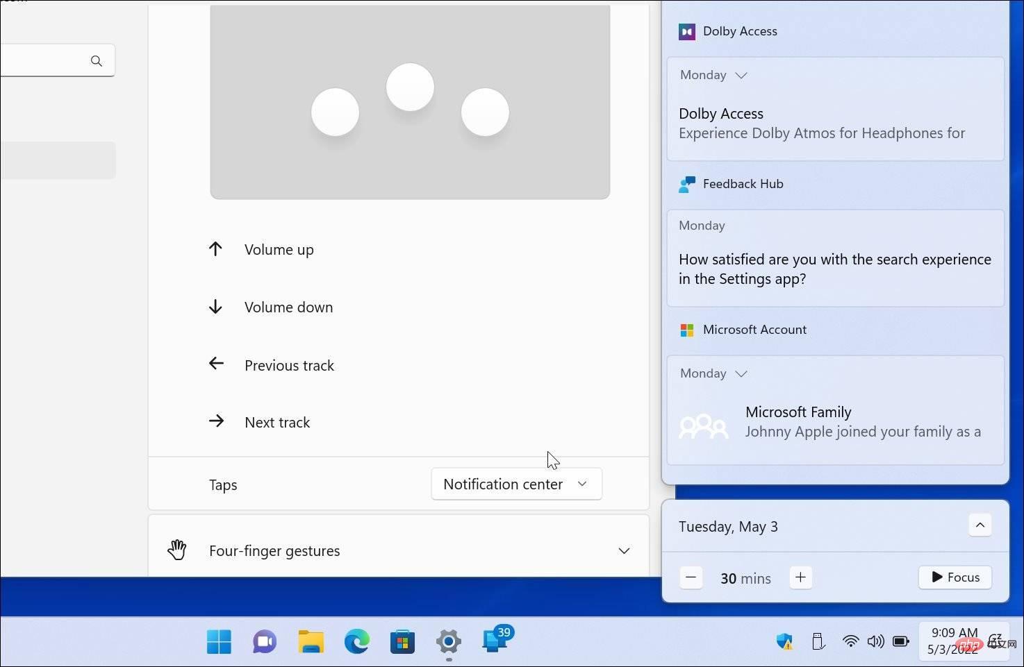 Bagaimana untuk menyesuaikan gerak isyarat pad sentuh pada Windows 11