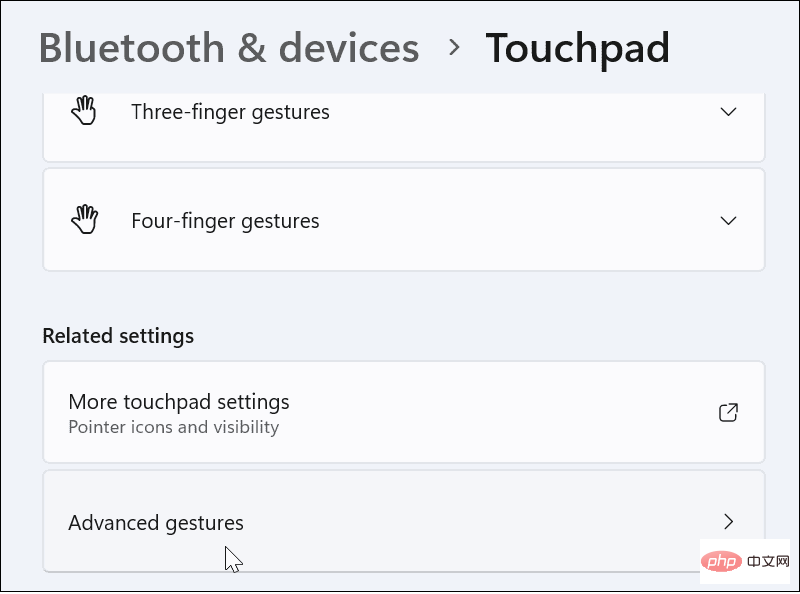 How to customize touchpad gestures on Windows 11