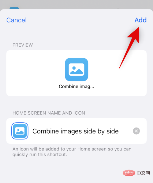 How to place two pictures side by side on iPhone