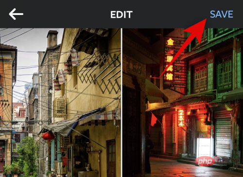 How to place two pictures side by side on iPhone