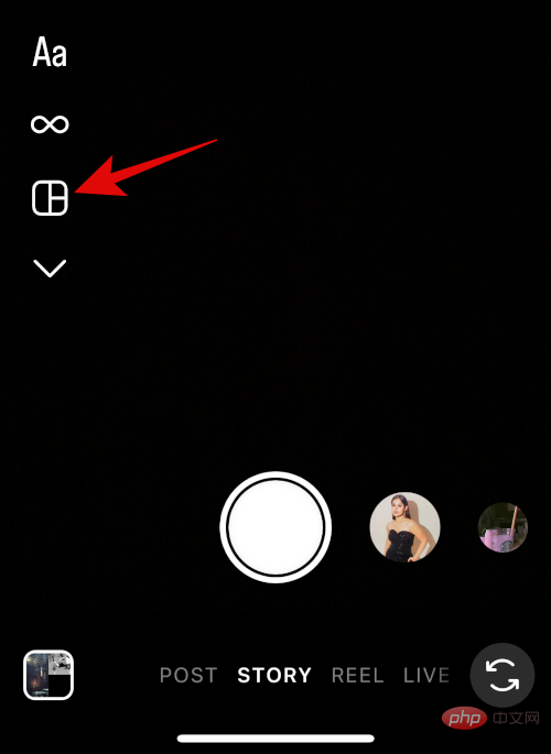 How to place two pictures side by side on iPhone